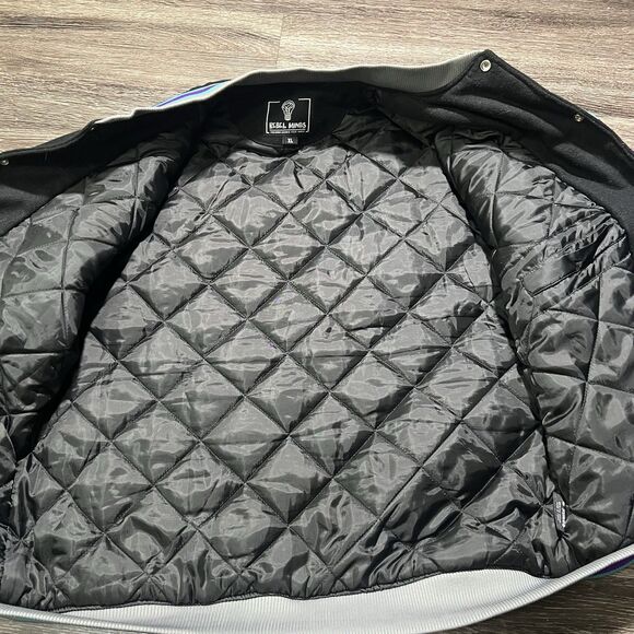 Black and Purple Varsity Jacket - Picture 9 of 10